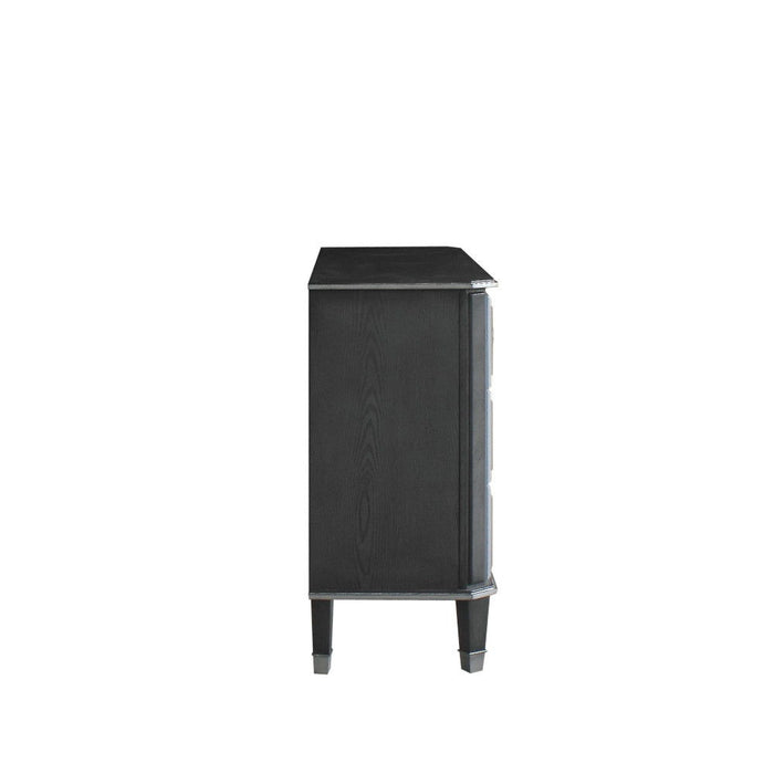 House - Beatrice Dresser - Charcoal & Light Gray Finish