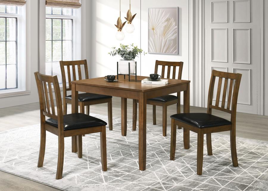 Parkwood - Dining Set With Square Table And Slat Back Side Chairs