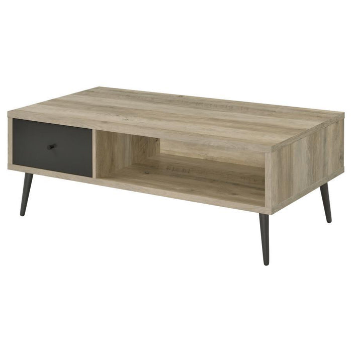 Welsh - Coffee Table - Antique Pine And Gray