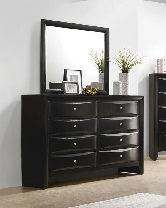 Briana - Rectangular 8-Drawer Dresser - Black