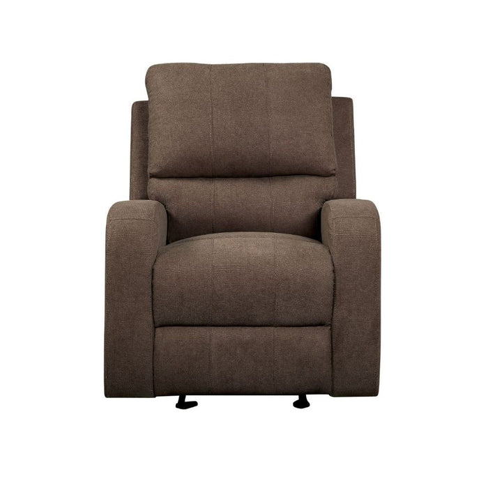 Livino - Recliner - Brown Fabric