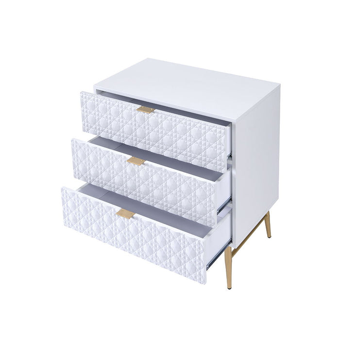 Maisey II - Dresser - White & Gold