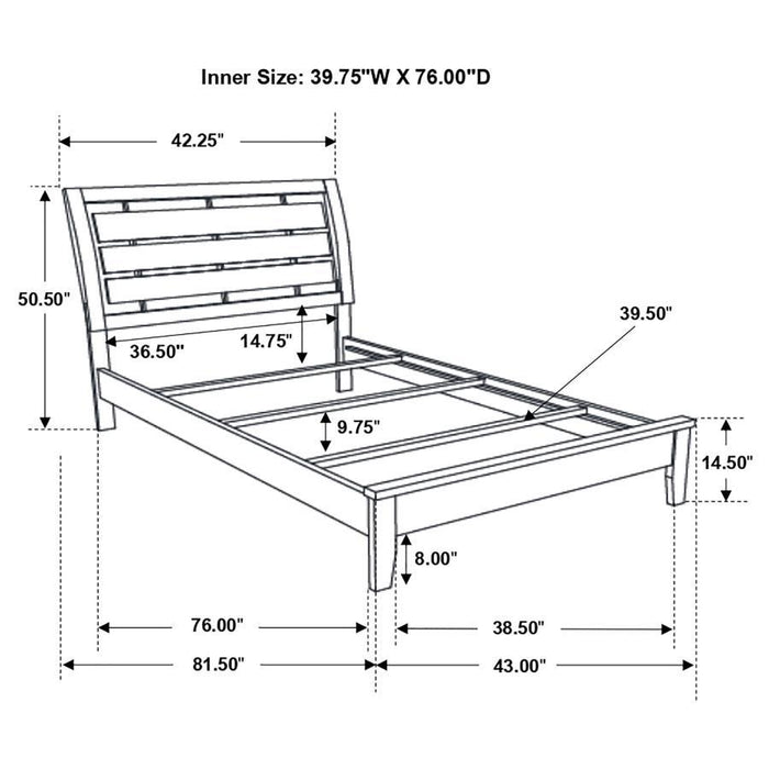 Serenity - Panel Bed