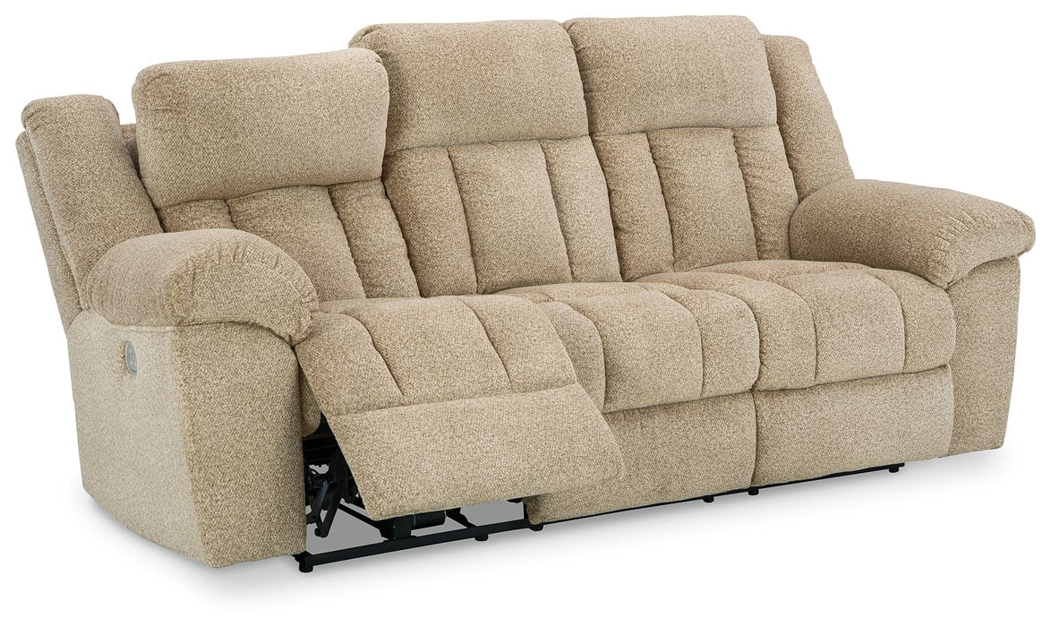 Tip-off - Power Reclining Sofa With Adj Headrest