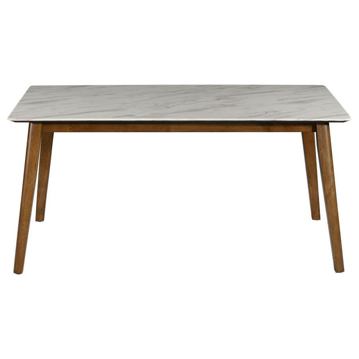 Everett - Faux Marble Top Dining Table