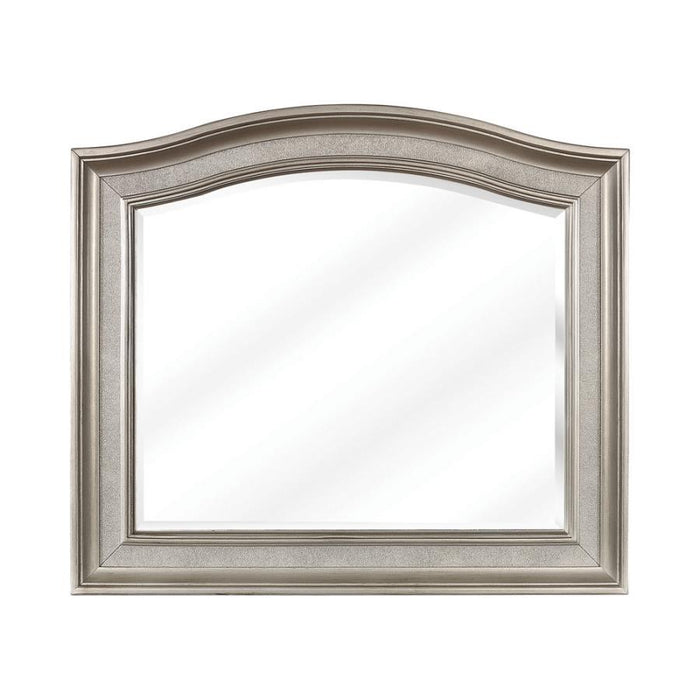 Bling Game Collection - Bling Game Arched Mirror Metallic Platinum