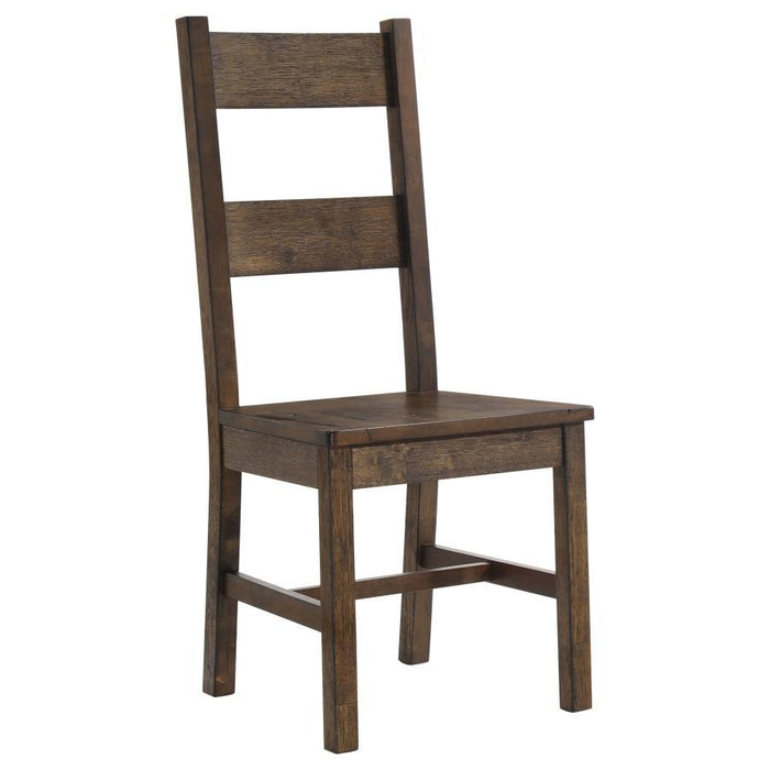 Coleman Dining Side Chairs Rustic Golden Brown (Set of 2)