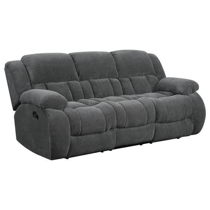 Weissman Motion Collection - Charcoal - Weissman Pillow Top Arm Motion Sofa Charcoal