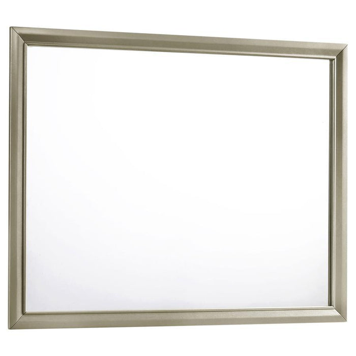 Beaumont Rectangular Mirror Champagne