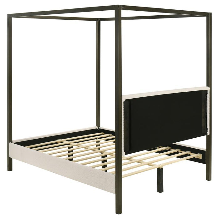 Monroe - Upholstered Canopy Platform Bed