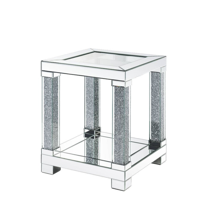 Noralie - End Table - Mirrored - 24"