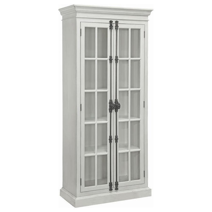 2-door Tall Cabinet Antique White