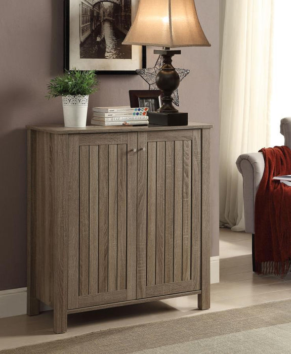 4-shelf Shoe Cabinet Dark Taupe