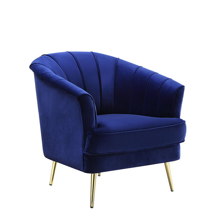 Eivor - Chair - Blue Velvet