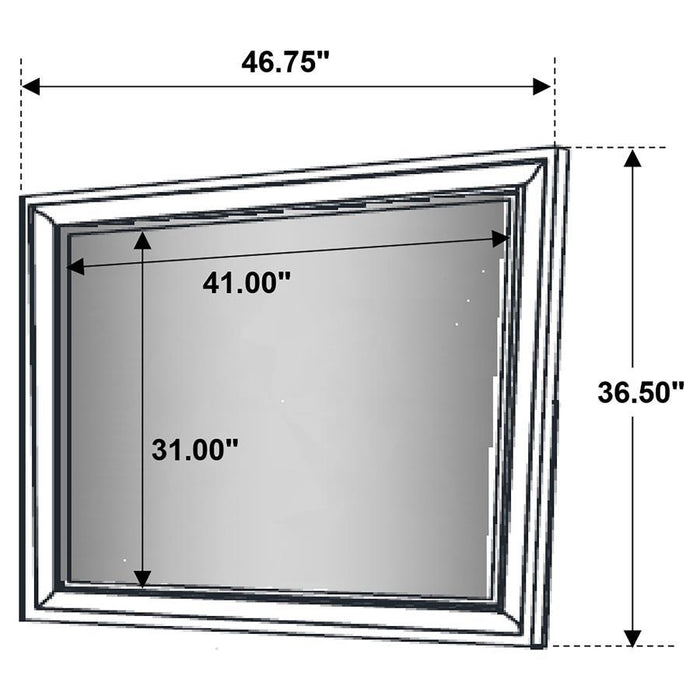 Barzini - Rectangular Mirror