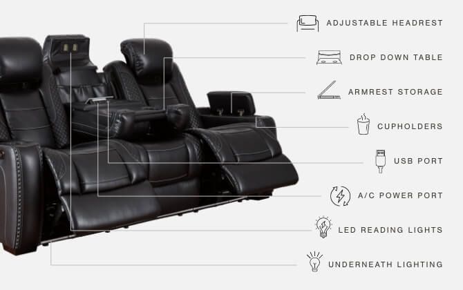 Party Time - Power Reclining Sofa