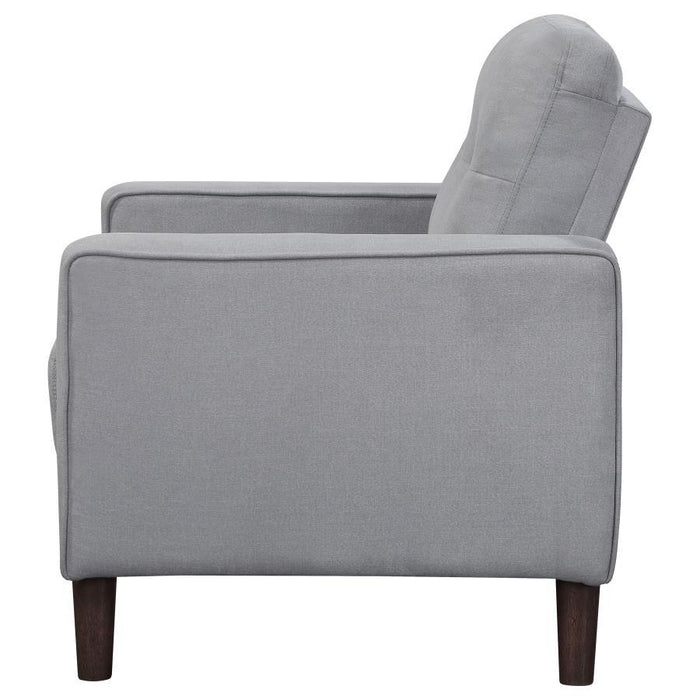 Bowen - Upholstered Track Arms Tufted Chair