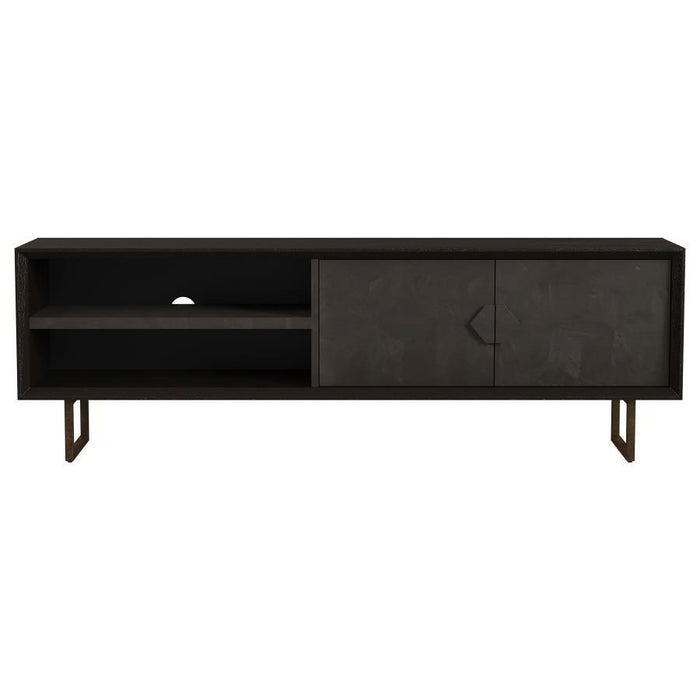 Marsden - Rectangular TV Console - Dark Brown