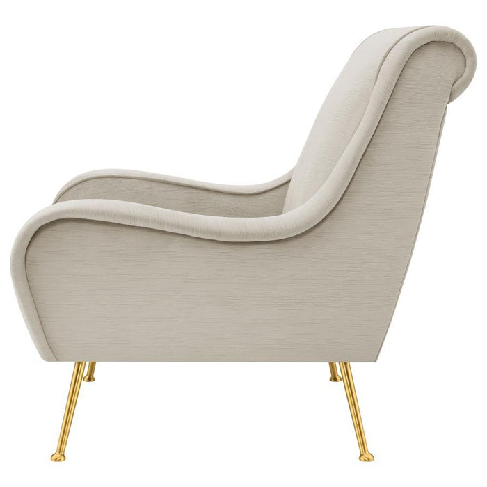 Ricci - Upholstered Saddle Arms Accent Chair