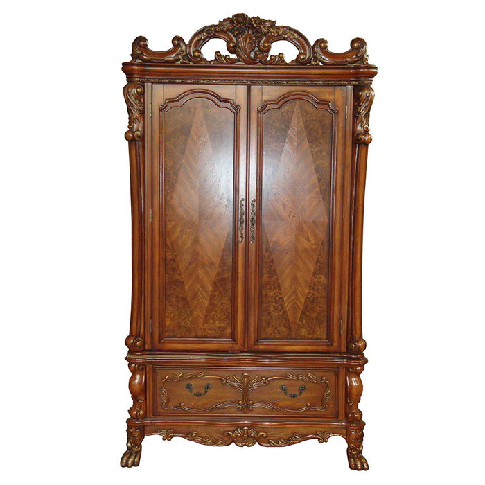 Dresden - Wardrobe/TV Armoire - Cherry Oak