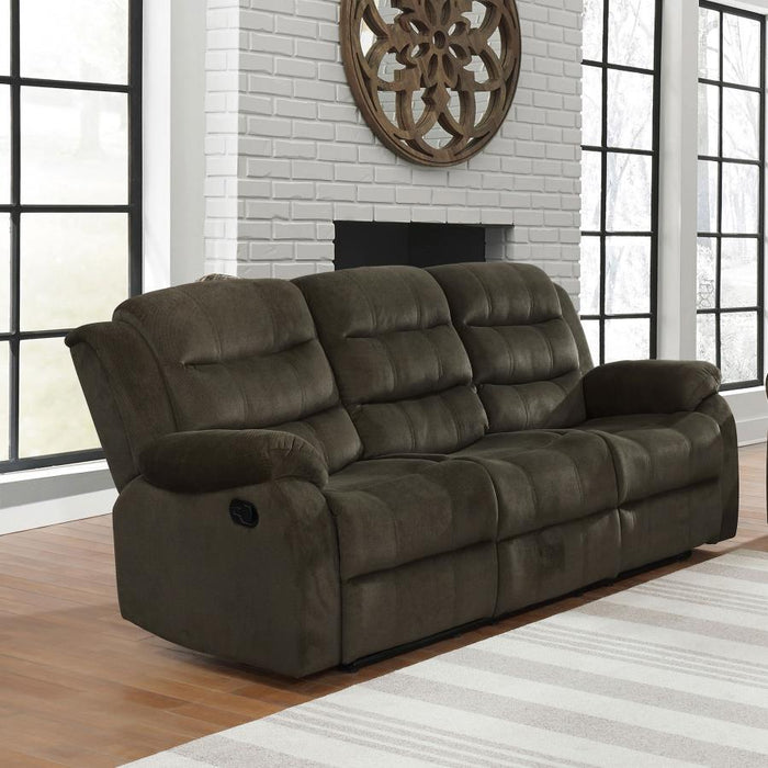 Rodman Motion Collection - Olive Brown - Rodman Pillow Top Arm Motion Sofa Olive Brown