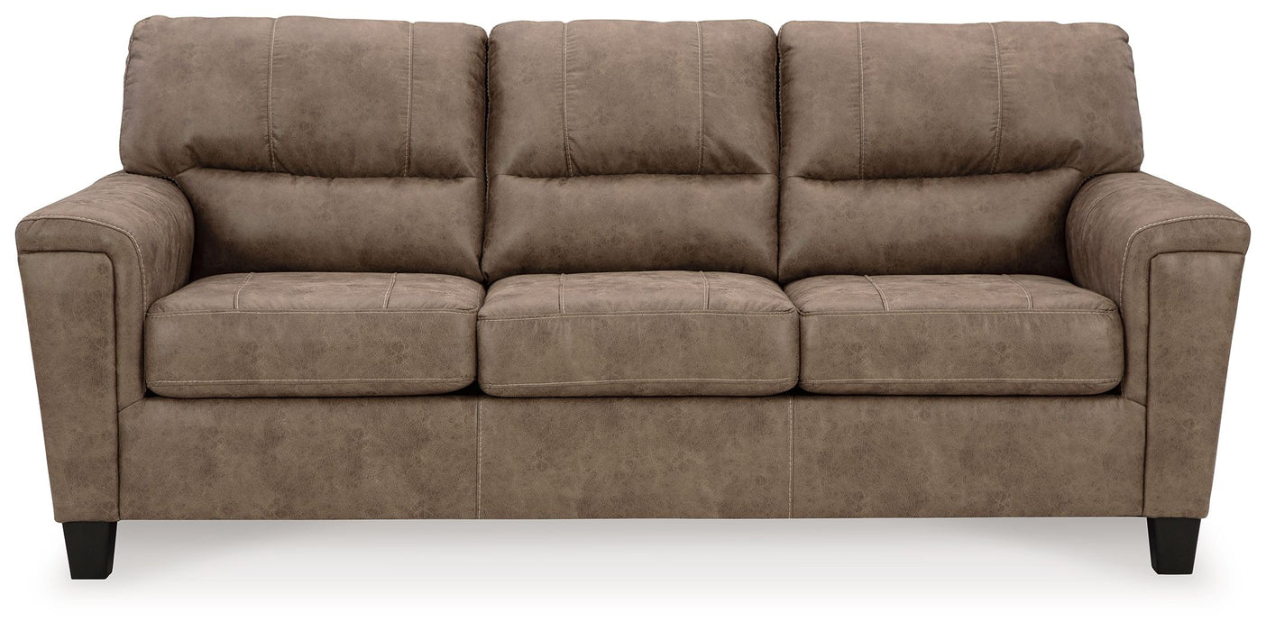 Navi - Fossil - 3 Pc. - Sofa, Loveseat, Rocker Recliner