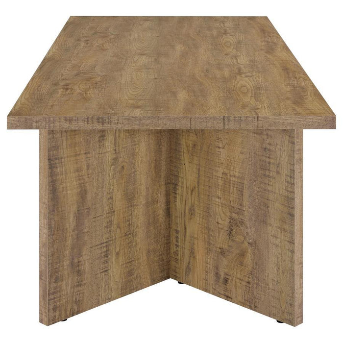 Jamestown - Rectangular Engineered Wood Dining Table With Decorative Laminate - Mango Brown