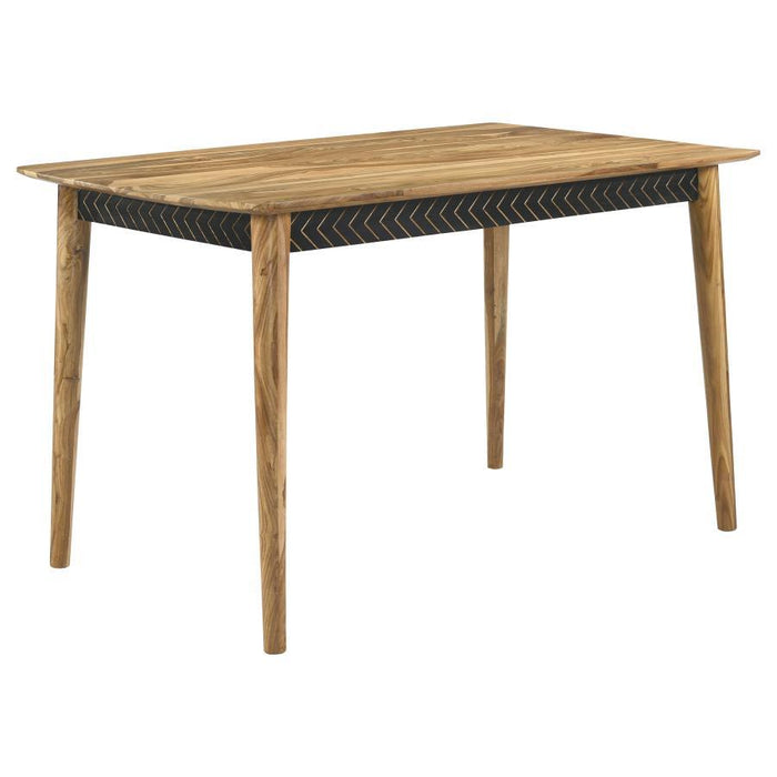 Partridge - Rectangular Counter Height Table - Natural Sheesham