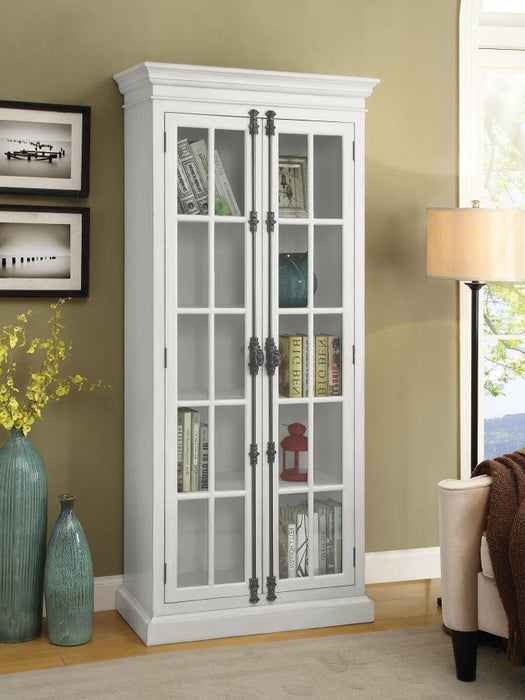 2-door Tall Cabinet Antique White