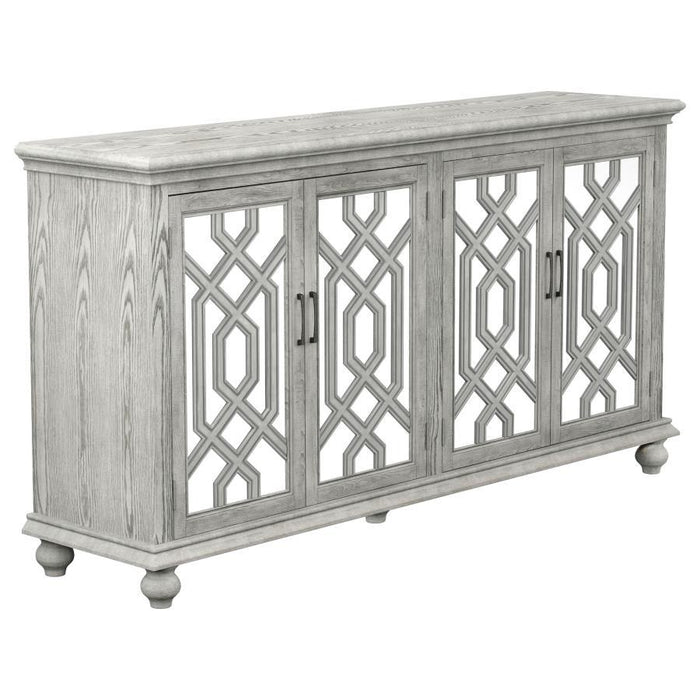 4-door Accent Cabinet Antique White