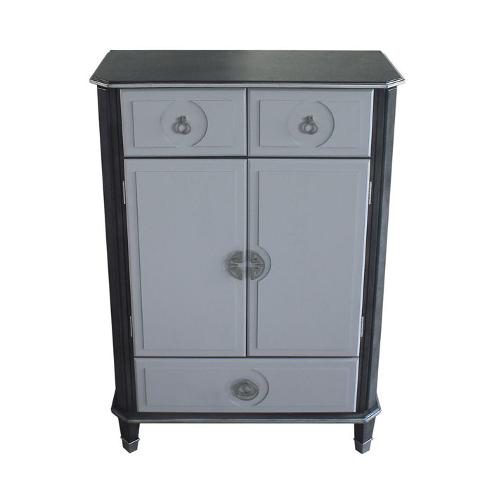 House - Beatrice Chest - Charcoal & Light Gray Finish