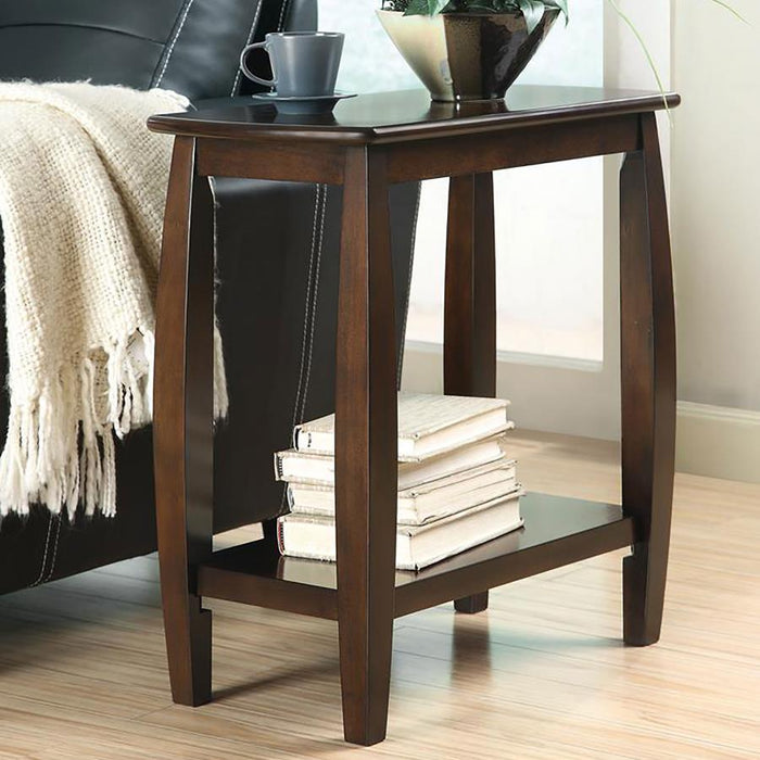 1-shelf Chairside Table Cappuccino