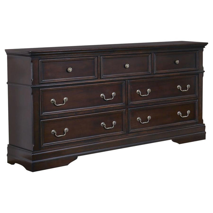 Cambridge Collection - Cambridge 7-drawer Rectangular Dresser Cappuccino