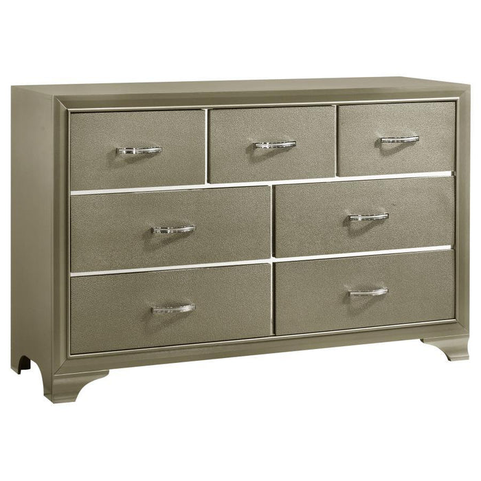 Beaumont - 7-Drawer Rectangular Dresser - Champagne