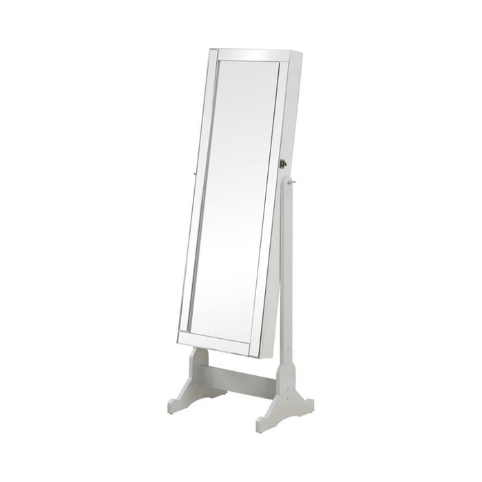 Storage Jewelry Cheval Mirror Dove Grey