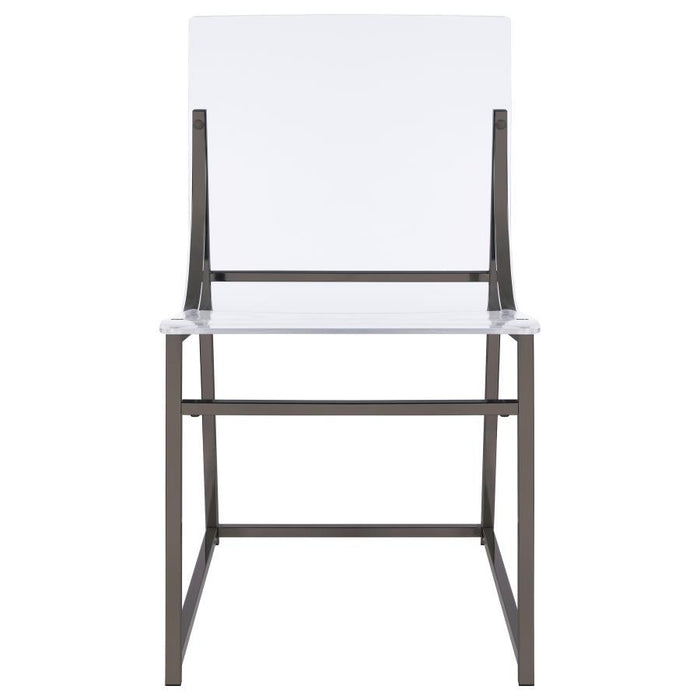 Adino - Acrylic Dining Side Chair (Set of 2) - Clear