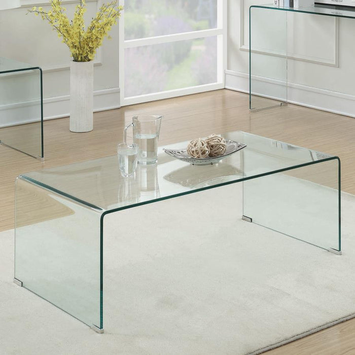 Rectangular Coffee Table Clear