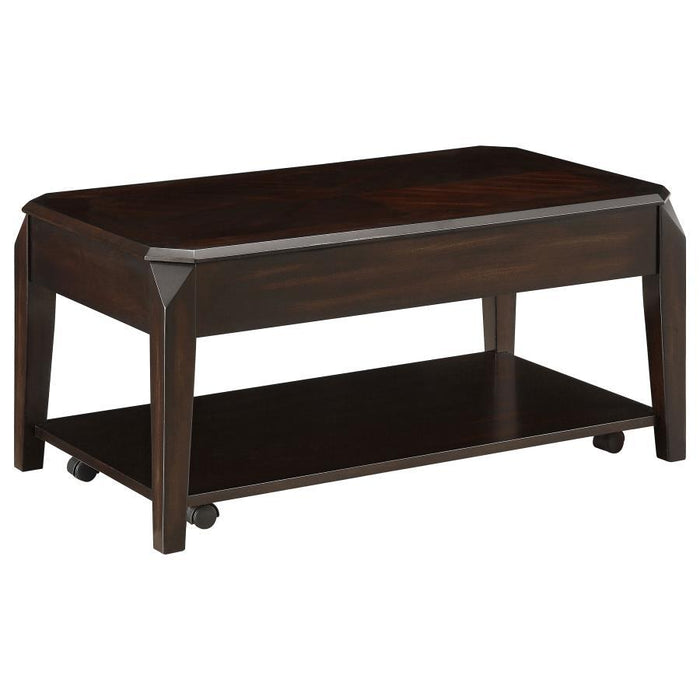 Lift Top Coffee Table With Hidden Storage Walnut