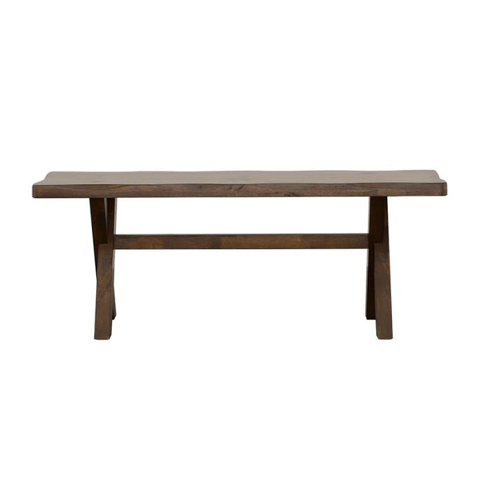 Alston Collection - Alston X-shaped Dining Bench Knotty Nutmeg