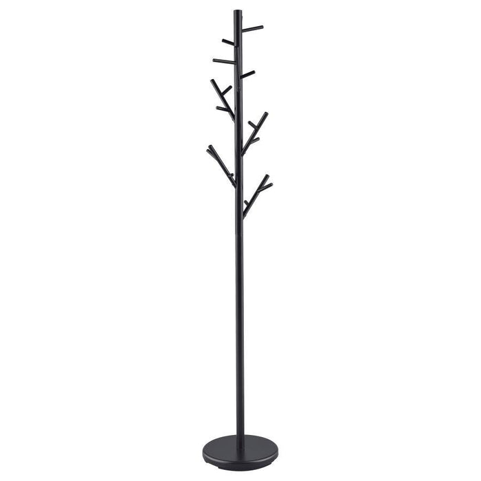 18-hook Coat Rack Black