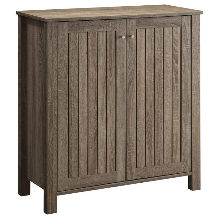 4-shelf Shoe Cabinet Dark Taupe