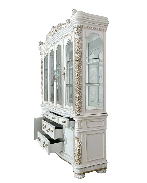 Vendom - Hutch & Buffet - Antique Pearl Finish