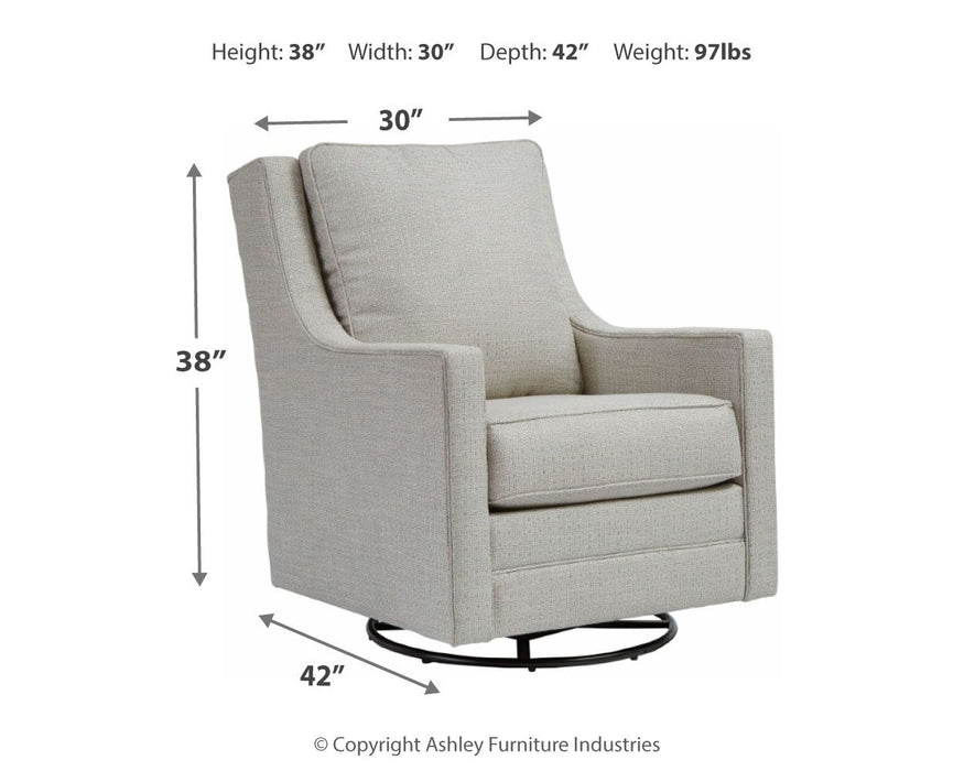 Kambria - Swivel Glider Accent Chair