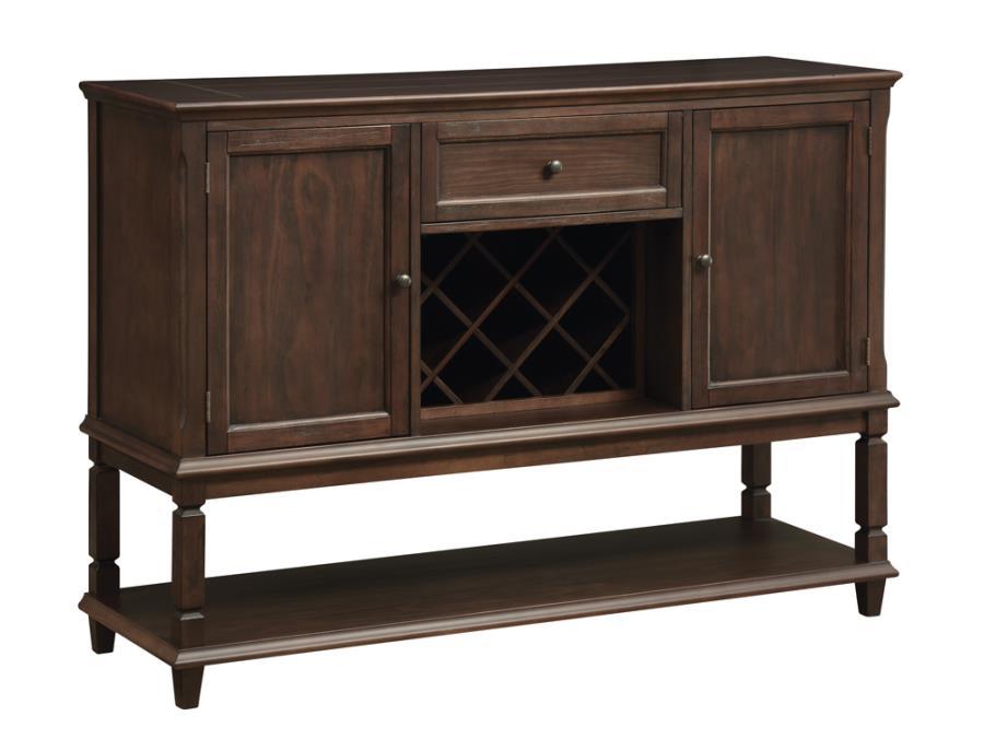 Parkins Server With Lower Shelf Rustic Espresso