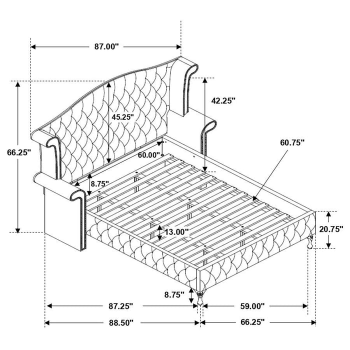 Deanna - Tufted Upholstered Bed