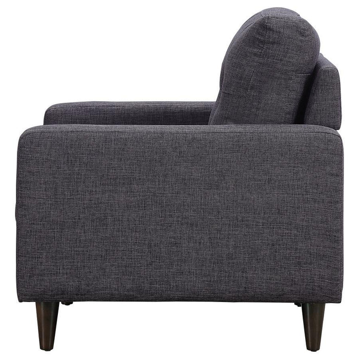 Grey - Watsonville Tufted Back Chair Grey