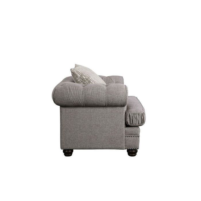 Gardenia - Chair - Gray Fabric