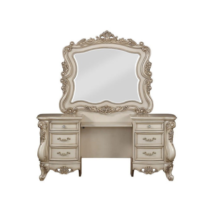 Gorsedd - Vanity Desk - Antique White