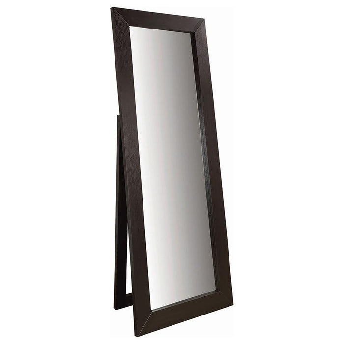 Rectangular Floor Mirror Cappuccino