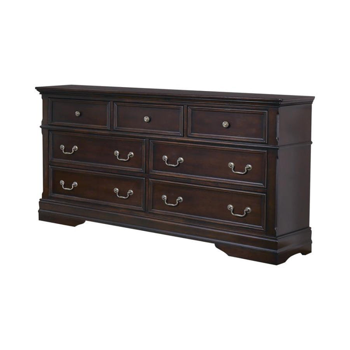 Cambridge Collection - Cambridge 7-drawer Rectangular Dresser Cappuccino